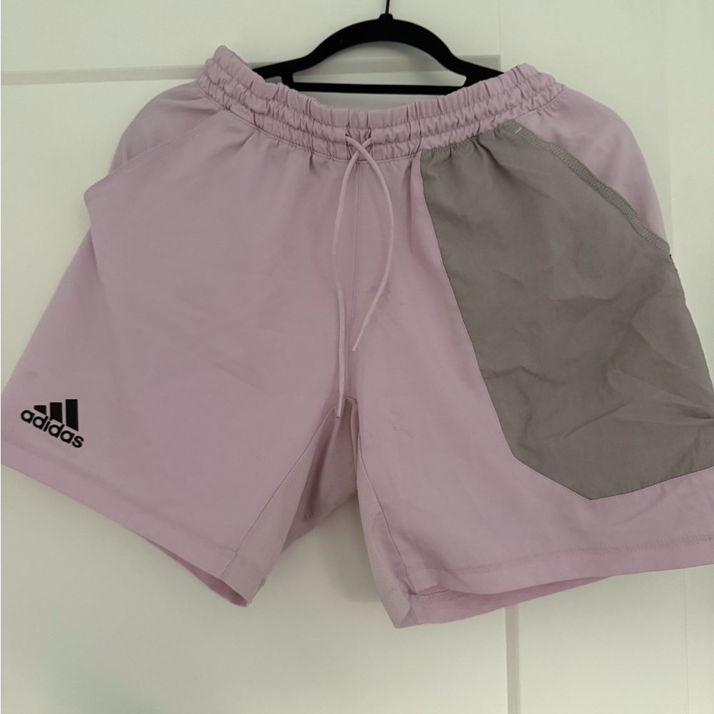 Adidas Men’s Pink Two Piece Tennis Shorts